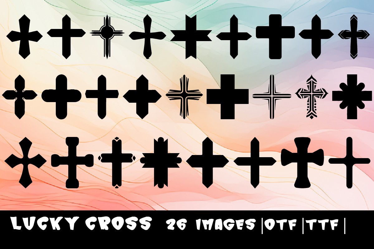 Czcionka Lucky Cross