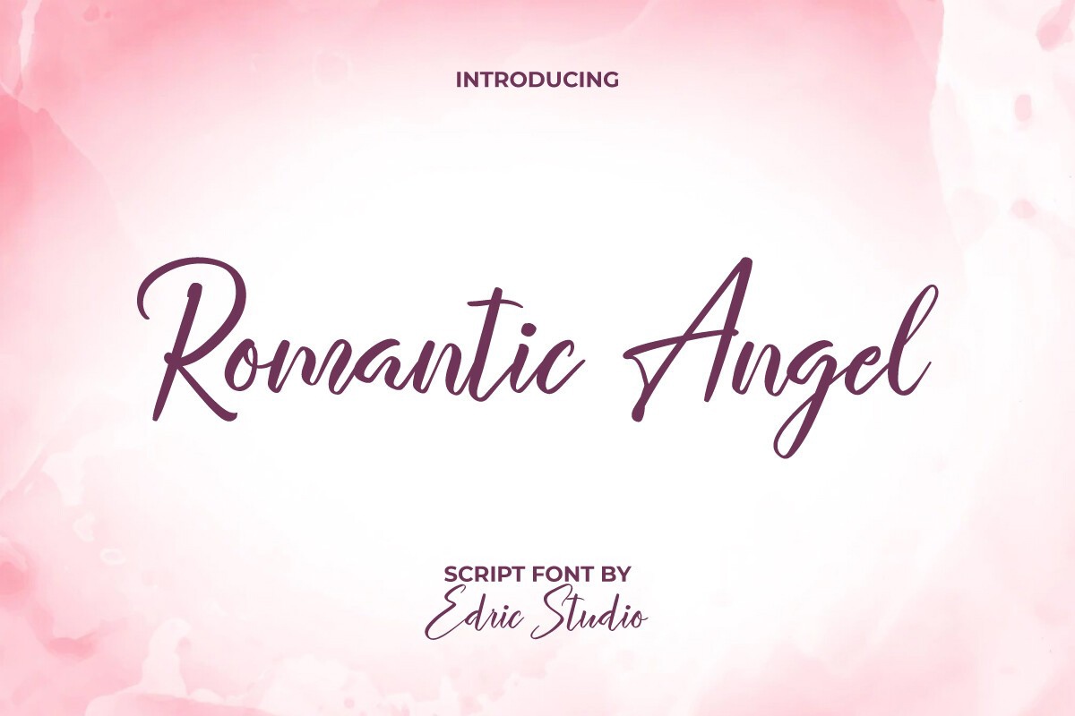 Czcionka Romantic Angel