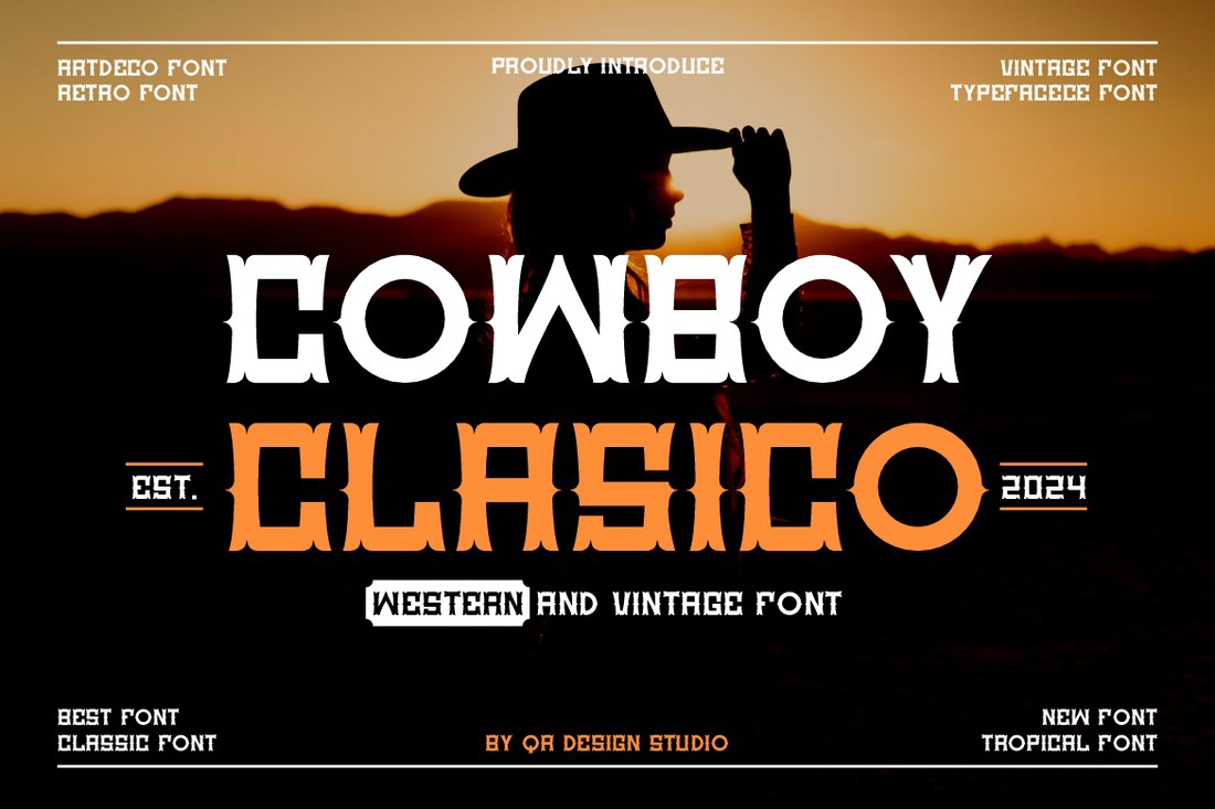 Czcionka Cowboy Clasico