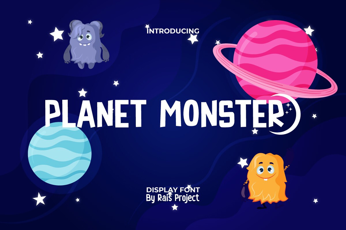 Czcionka Planet Monster