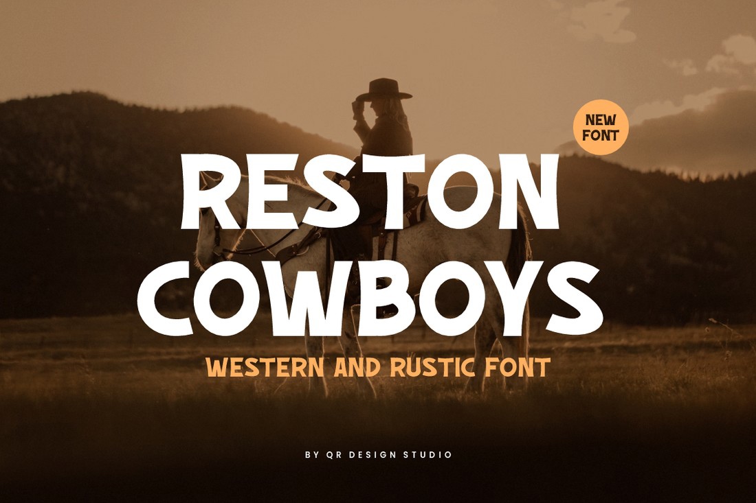 Czcionka Reston Cowboys