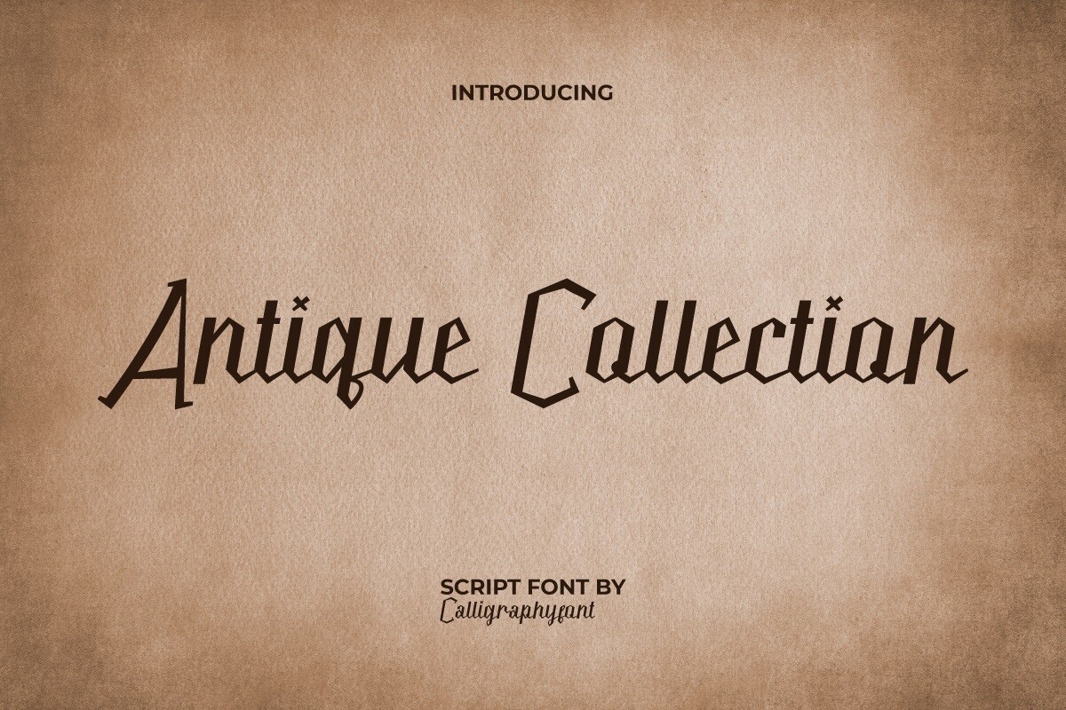 Czcionka Antique Collection