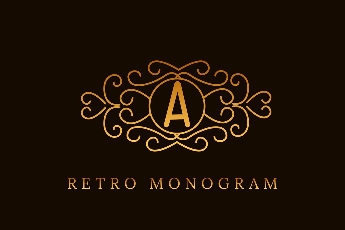 Czcionka Retro Monogram