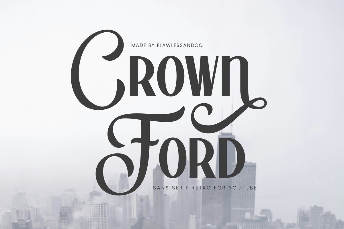 Czcionka Crown Ford