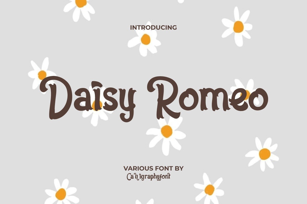 Czcionka Daisy Romeo