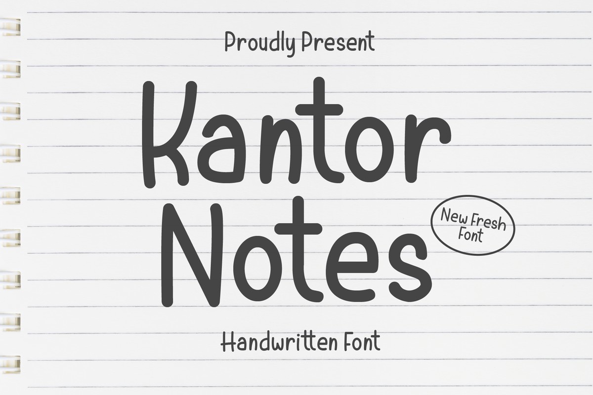 Czcionka Kantor Notes