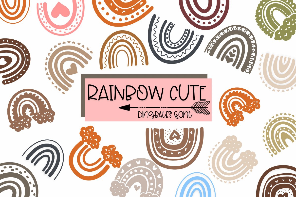 Czcionka Rainbow Cute