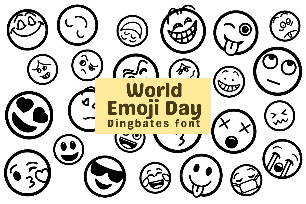 Czcionka World Emoji Day