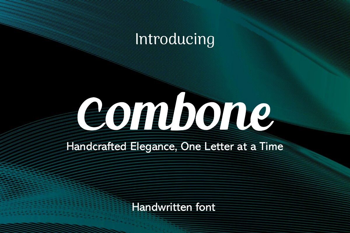 Czcionka Combone Handwritten