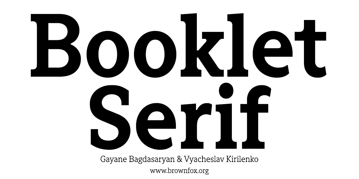 Czcionka Booklet Serif