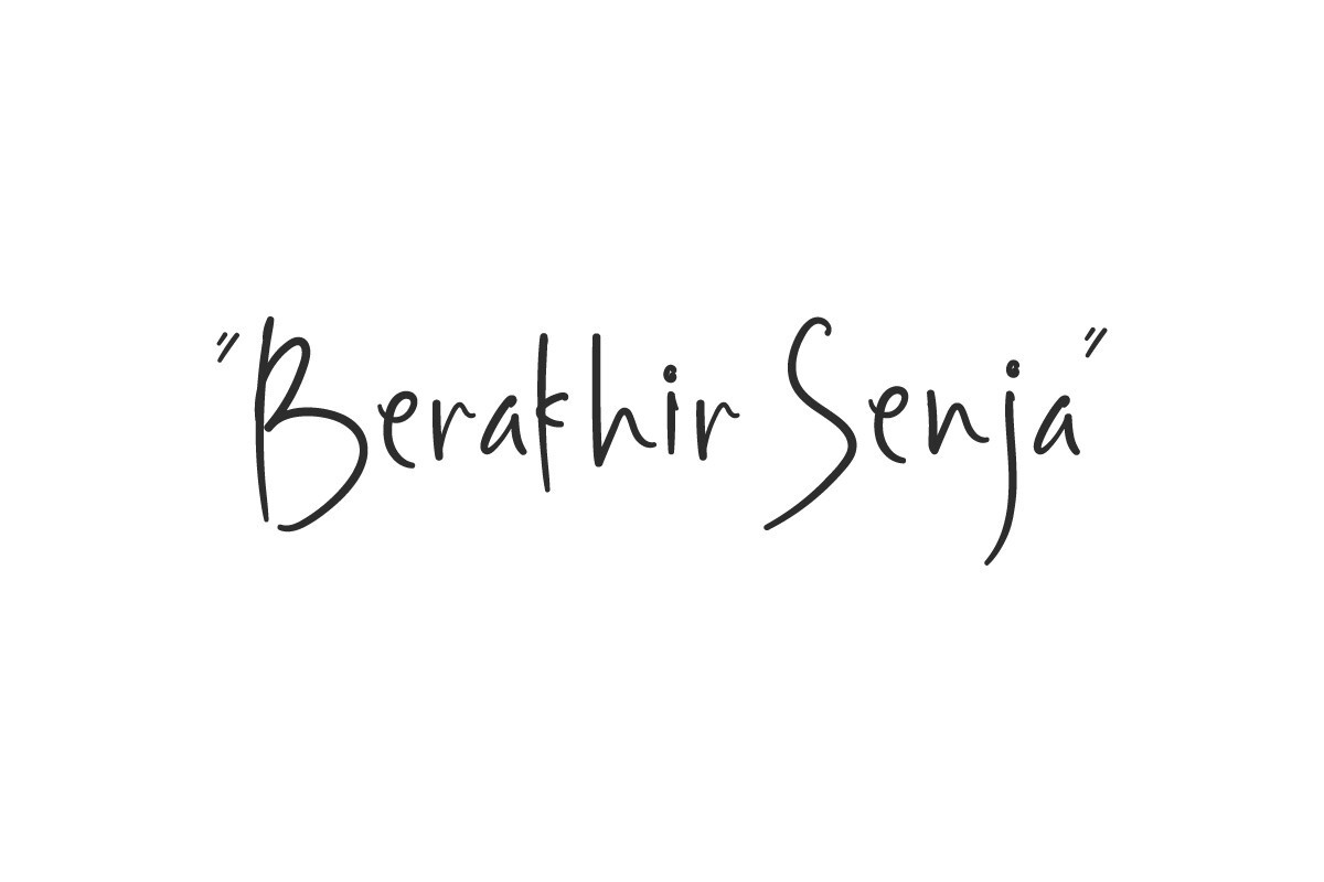 Czcionka Berakhir Senja