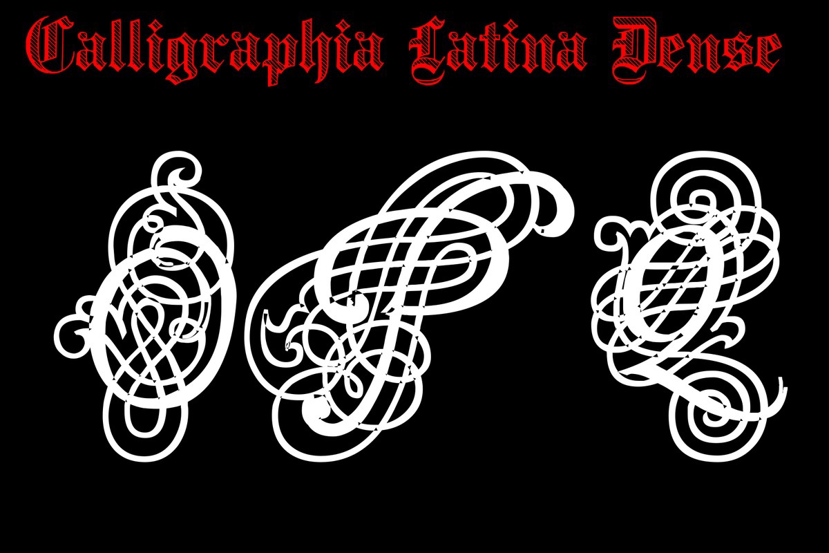 Calligraphia Latina Dense