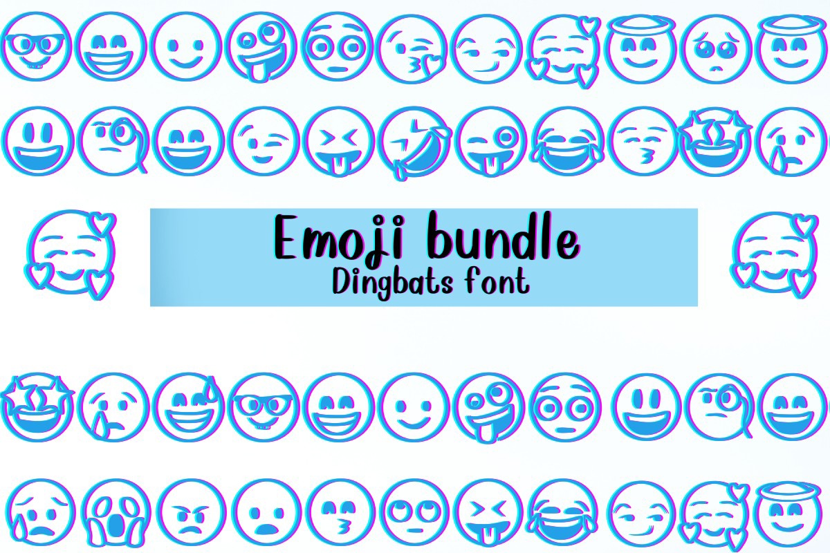 Czcionka Emoji Bundle