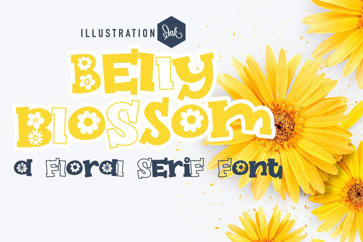 Czcionka ZP Bellyblossom