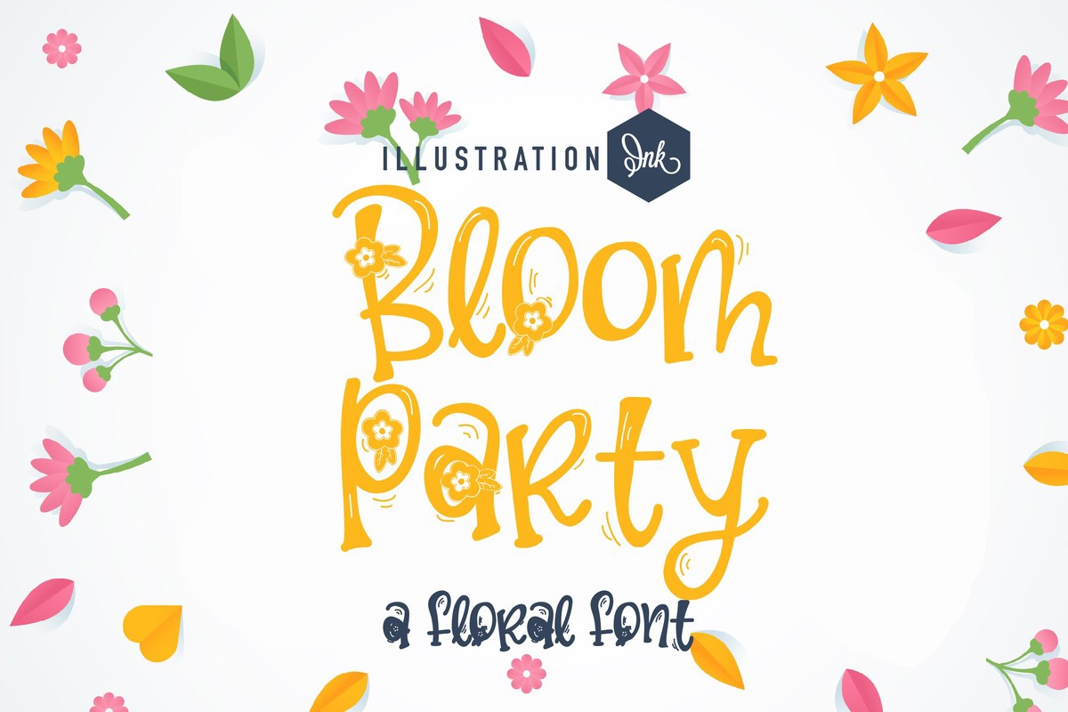 Czcionka ZP Bloom Party