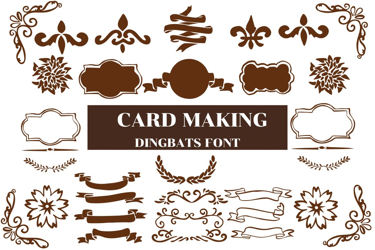 Czcionka Card Making