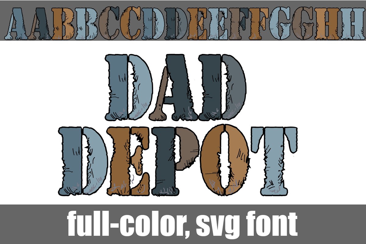 Czcionka Dad Depot CF