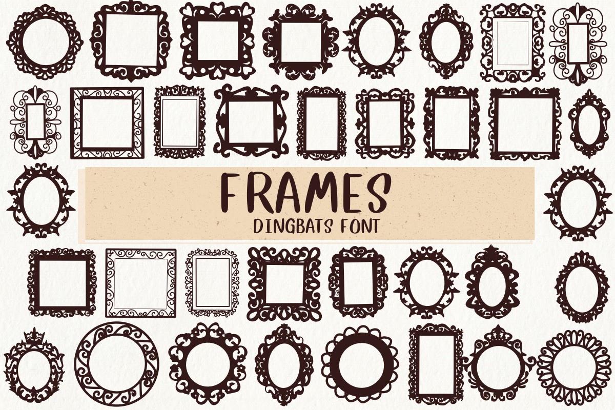 Czcionka Frames