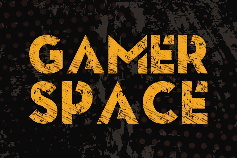 Czcionka Gamer Space