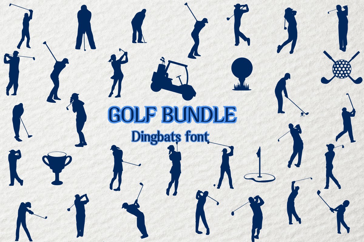 Czcionka Golf Bundle