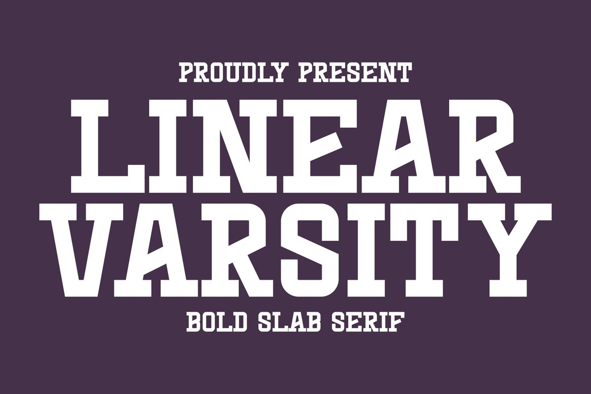 Czcionka Linear Varsity