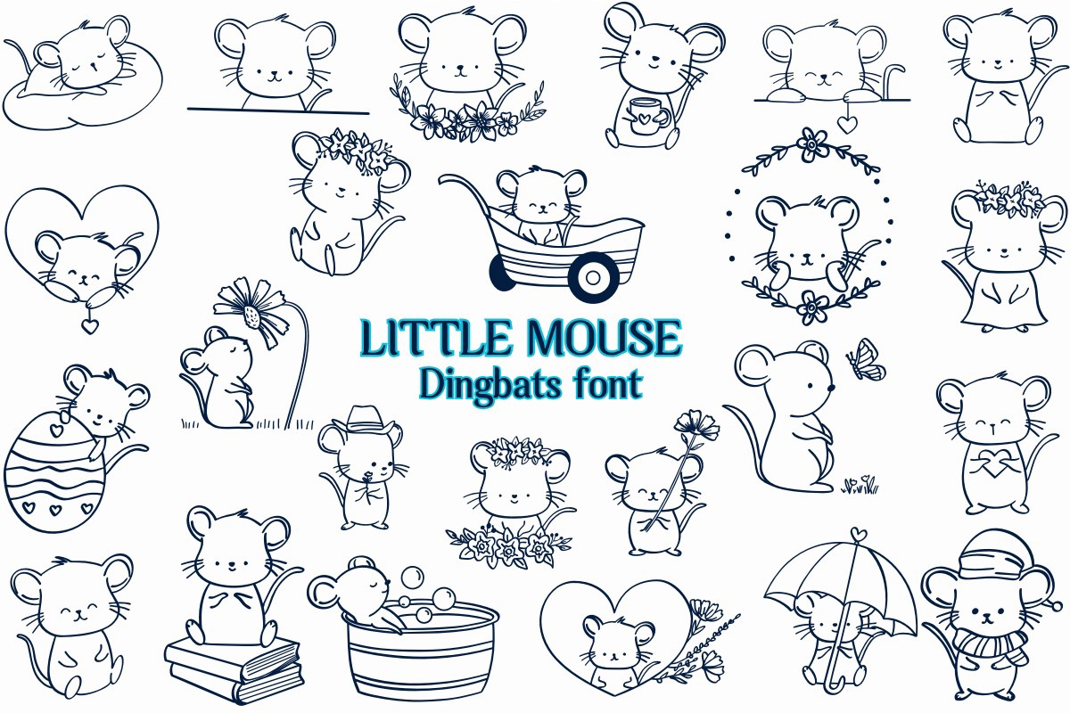 Czcionka Little Mouse