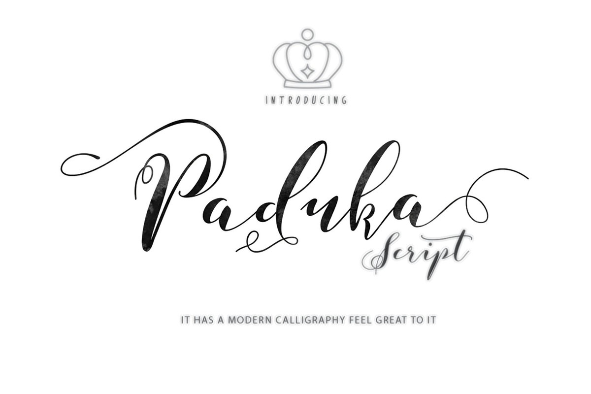 Czcionka Paduka Script