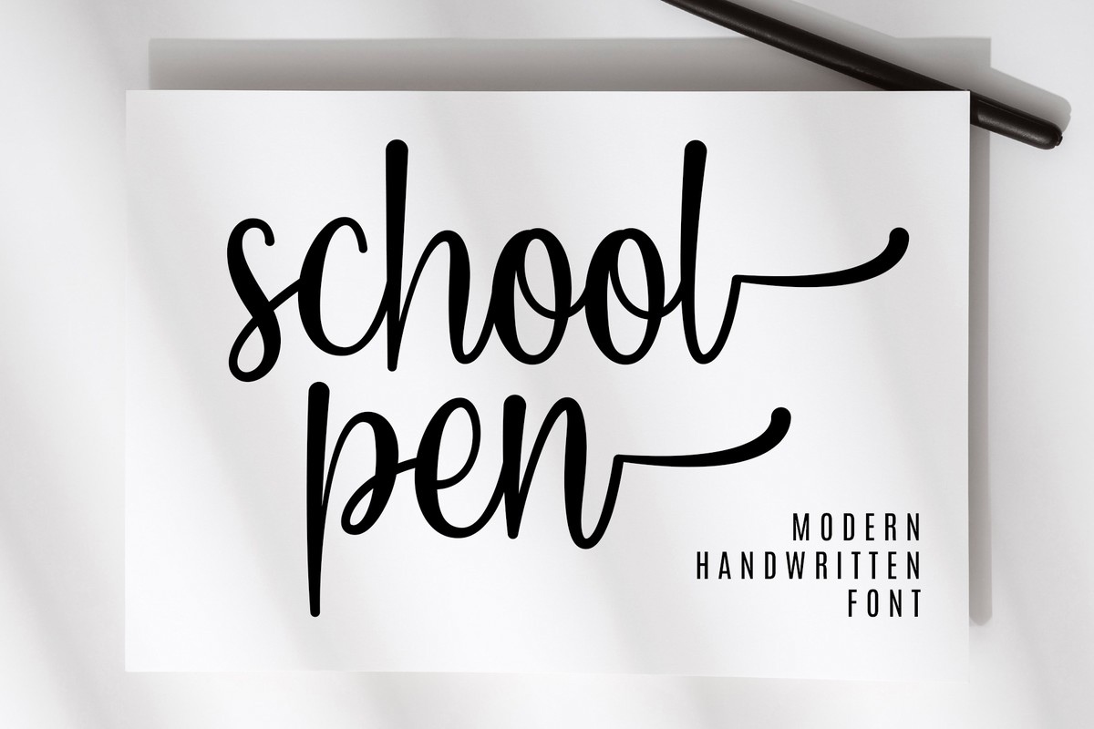 Czcionka School Pen