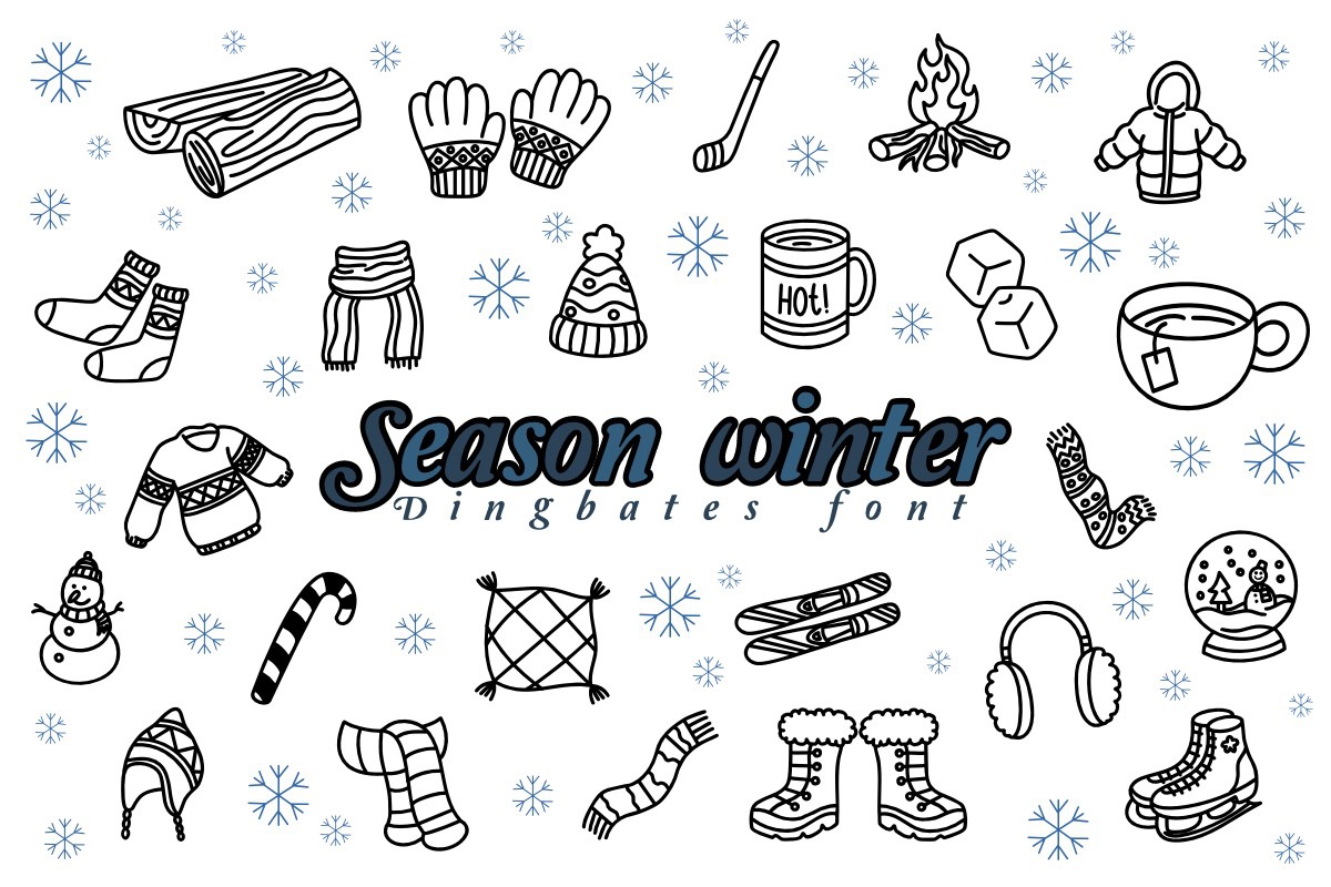 Czcionka Season Winter