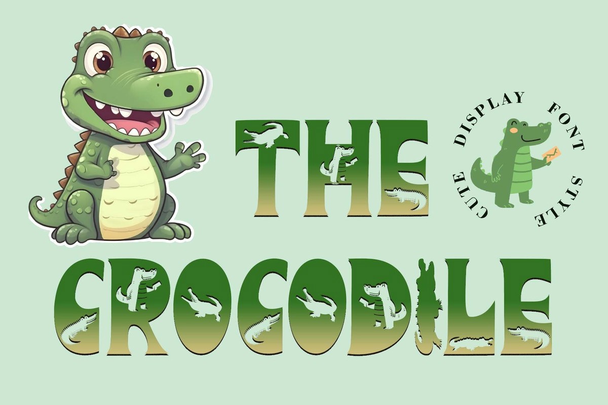 Czcionka The Crocodile