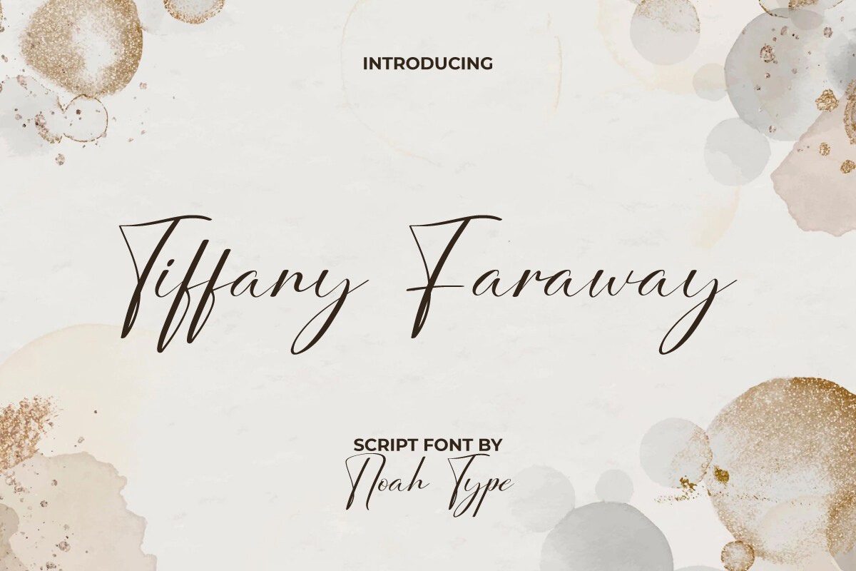 Czcionka Tiffany Faraway