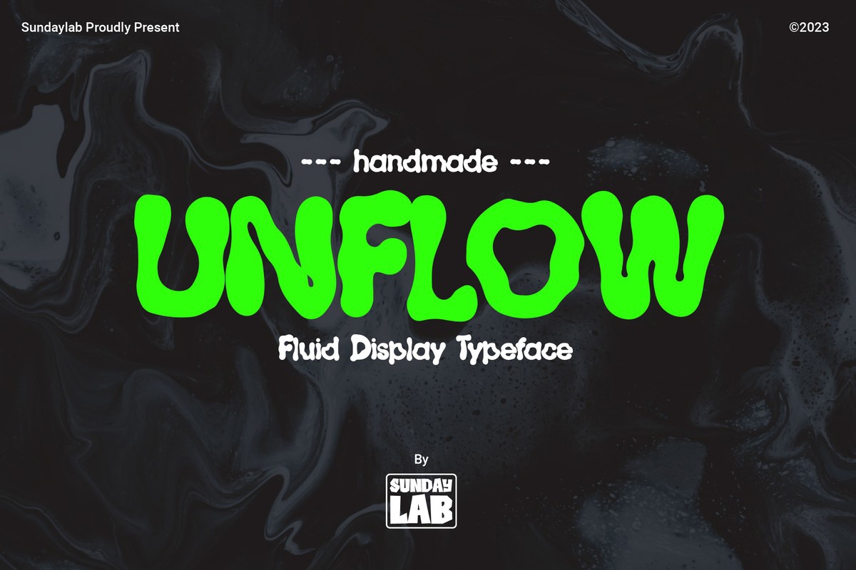 Czcionka Unflow Typeface