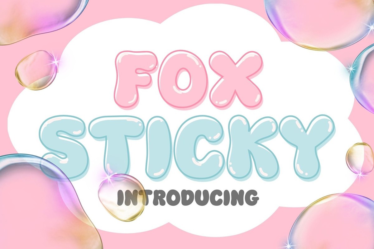 Czcionka Fox Sticky