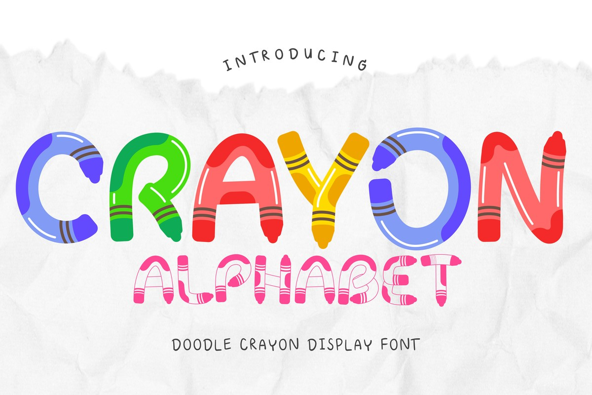 Crayon Alphabet