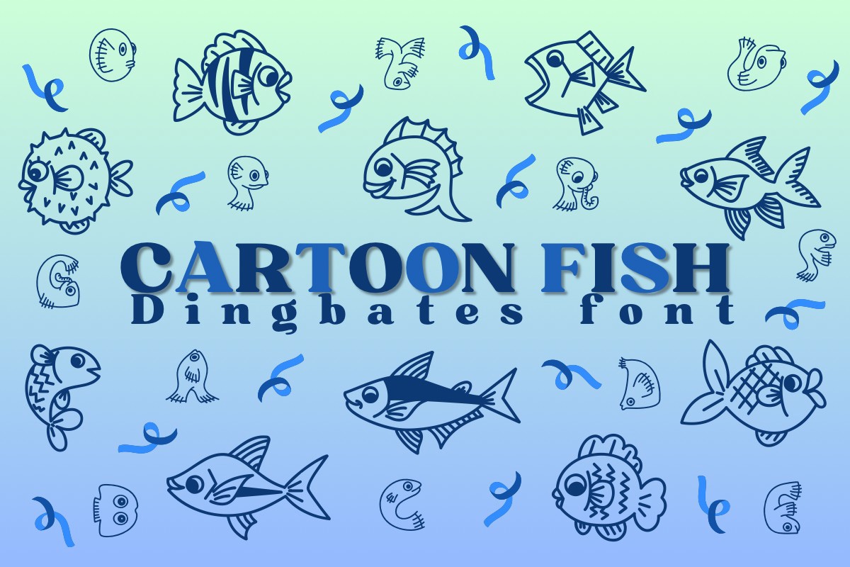 Czcionka Cartoon Fish