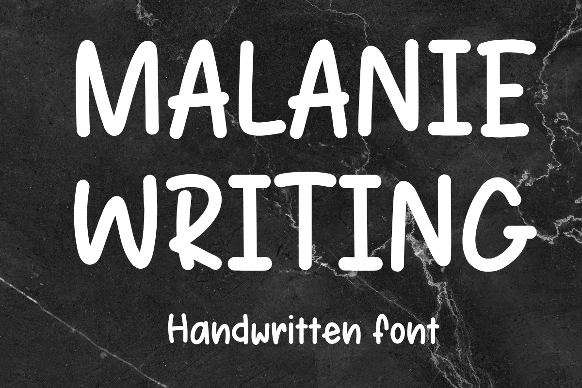 Czcionka Malanie Writing