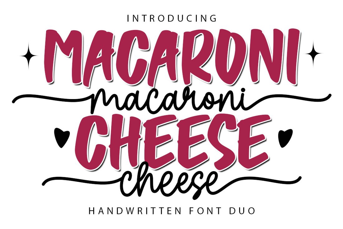 Czcionka Macaroni Cheese Duo