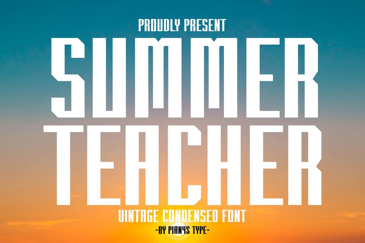 Czcionka Summer Teacher