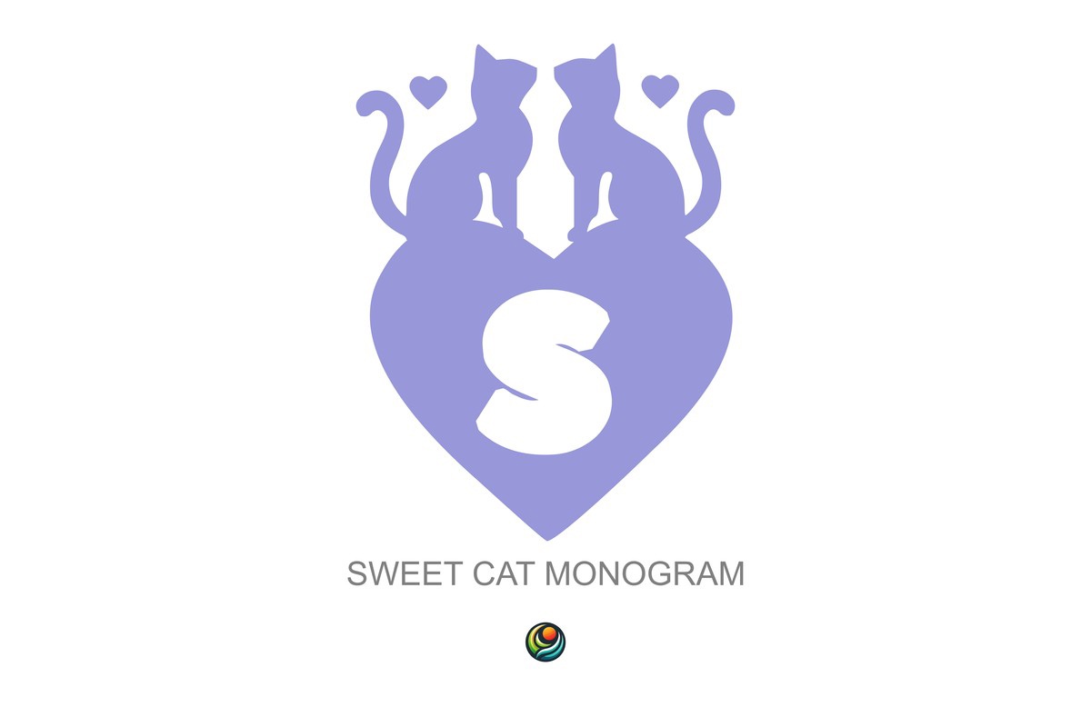 Sweet Cat Monogram