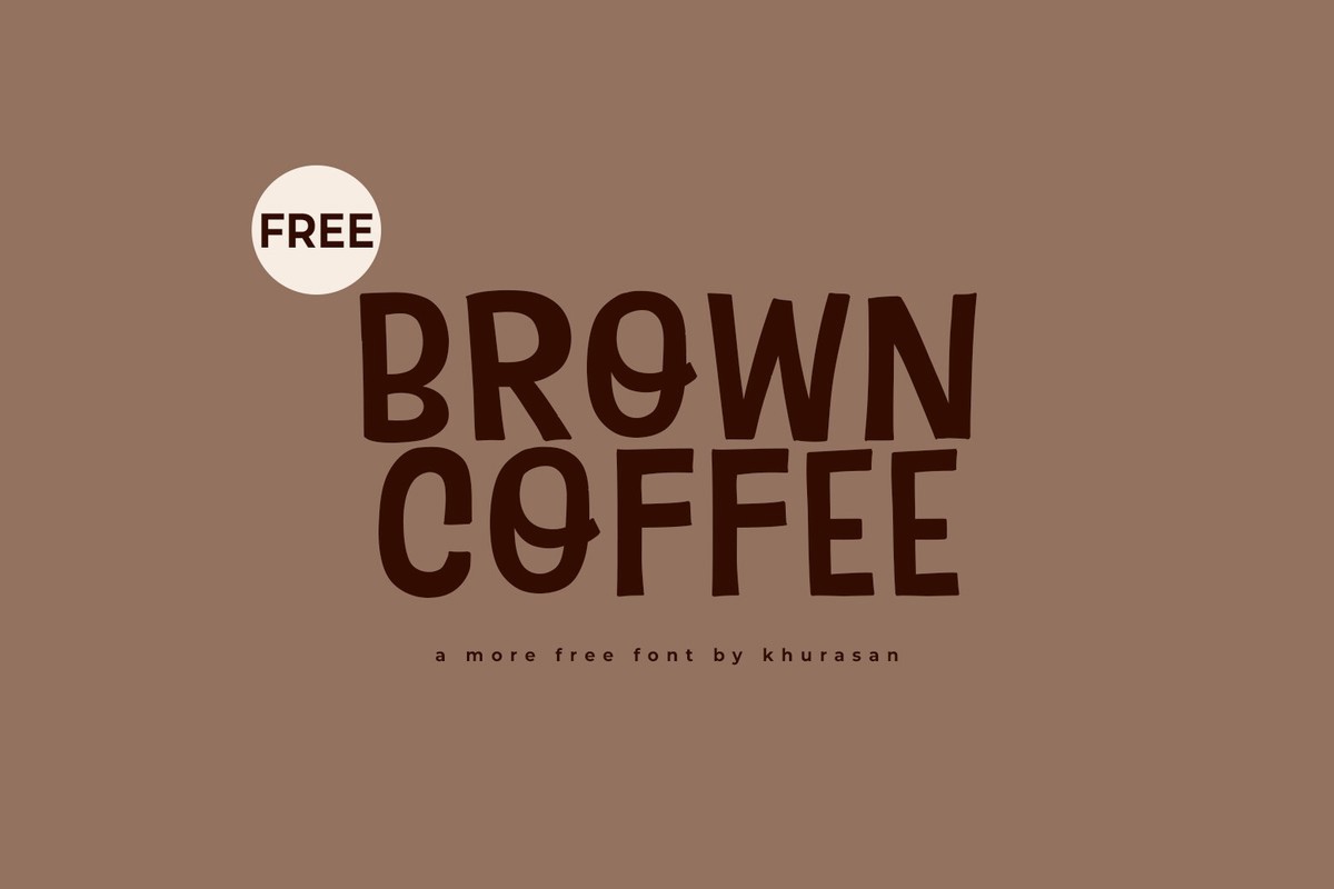 Czcionka Brown Coffee