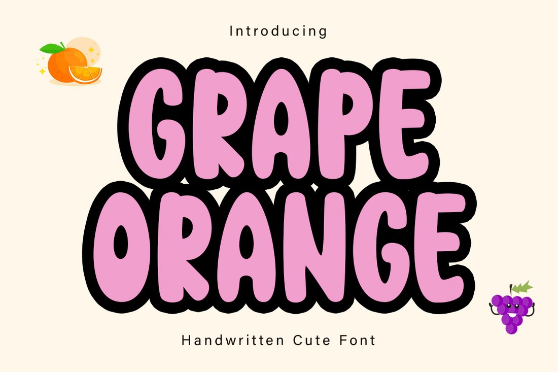 Czcionka Grape Orange