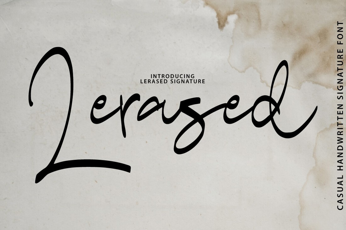 Lerased Signature