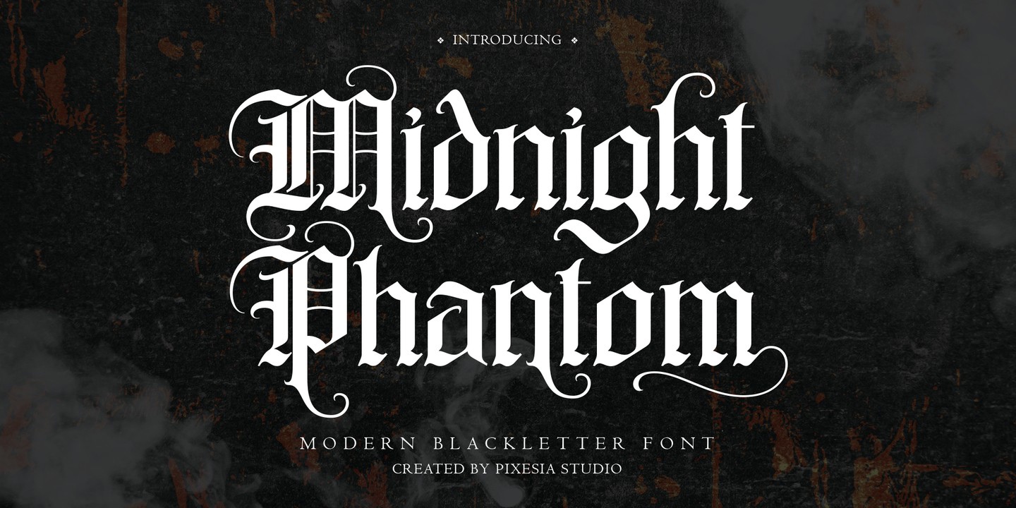 Czcionka Midnight Phantom