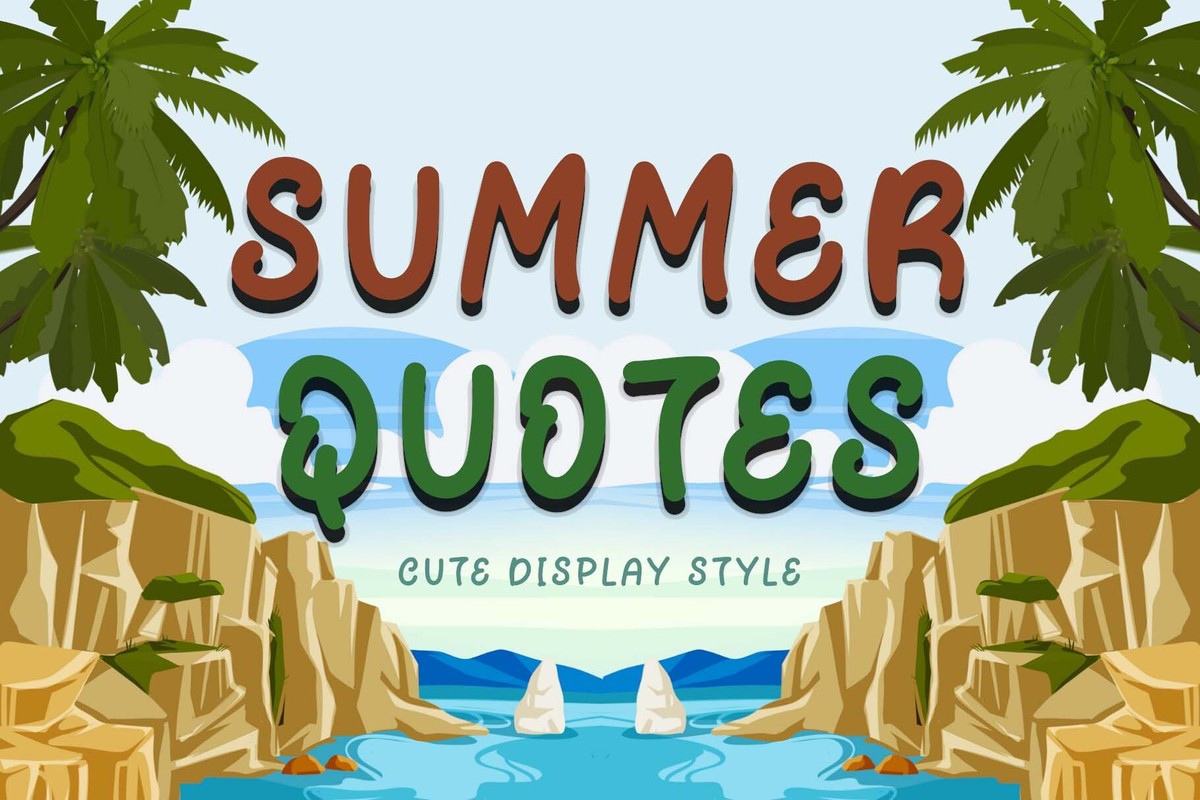 Czcionka Summer Quotes