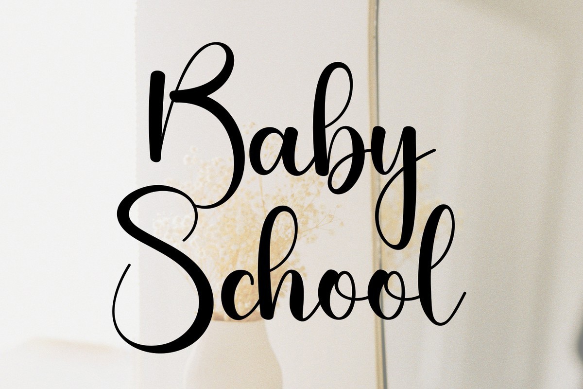 Czcionka Baby School