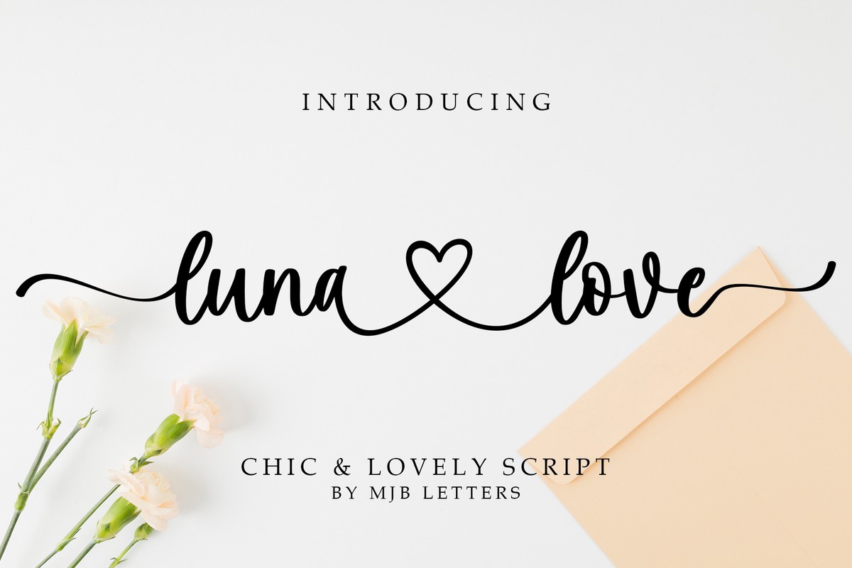 Czcionka Luna Love
