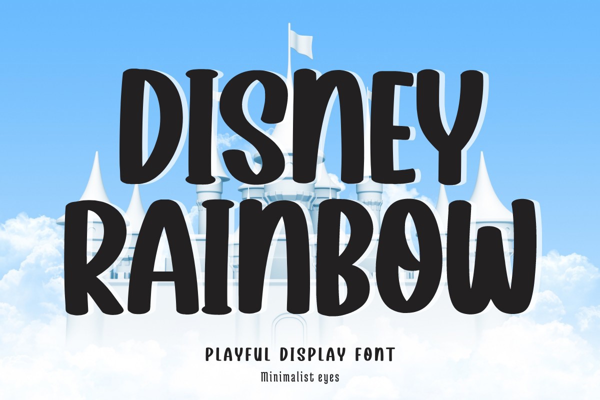 Czcionka Disney Rainbow