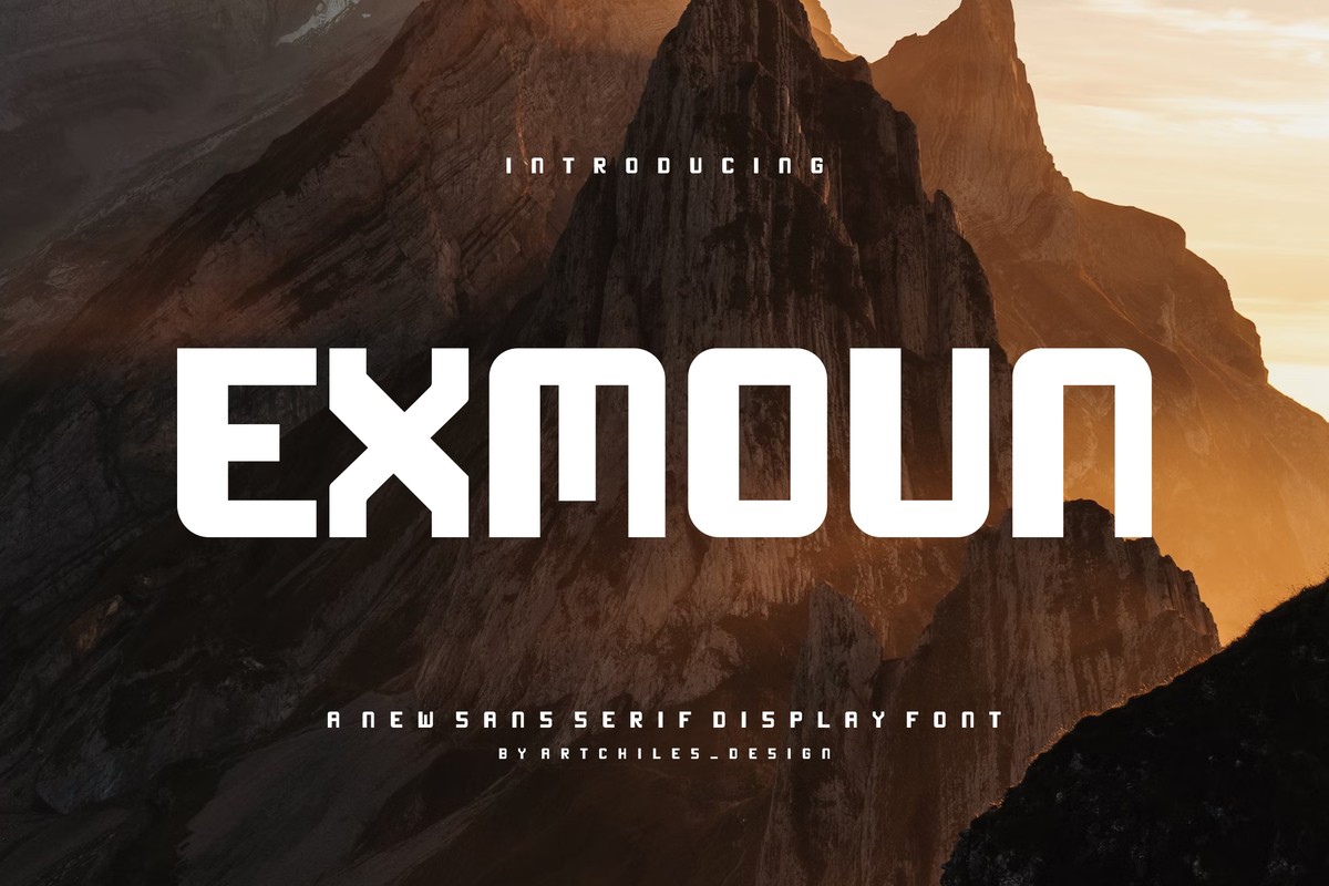 Czcionka Exmoun