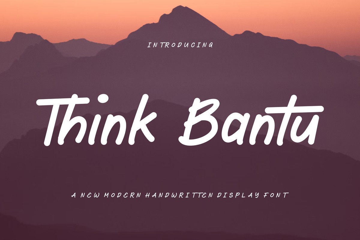 Czcionka Think Bantu