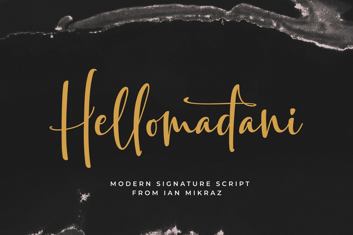 Czcionka Hellomadani